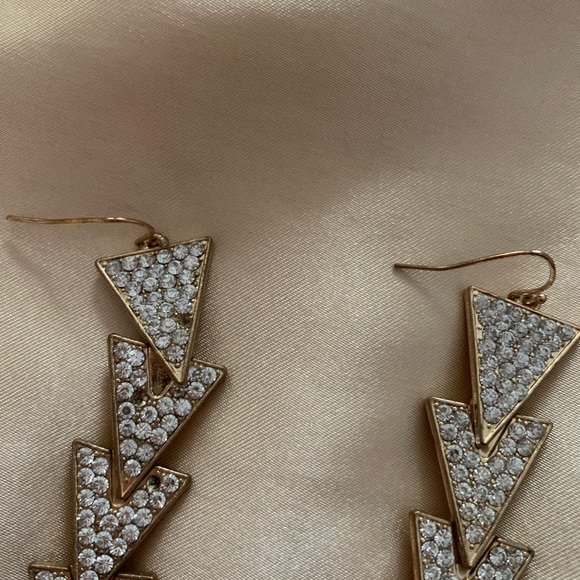 Triangle Earrings - Picture 2 of 4